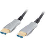 Lanberg HDMI kaabel, CA-HDMI-20FB-0200-BK, 20m, 4K60Hz, AOC, must