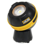 JCB laetav p&ouml;&ouml;rlev LED t&ouml;&ouml;tuli t&ouml;&ouml;kojale ja ehitusplatsile 600lm 360&deg; magnetalus USB akupank IP44 JCB-WL-GLOBE