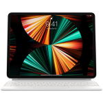Apple Magic Keyboard 12.9-inch iPad Pro MJQL3S/A, traadita, valge, QWERTY, USB-C, puuteplaat, akumulator