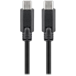 Goobay USB-C kaabel 66508, 2m, 60W, 3A, 5 Gbps, painutuskaitse, heli/vidio s&uuml;nkroniseerimine