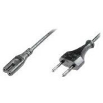 Digitus Toitekaabel, Euro - C7 M/F, AK-440104-018-S, 1.8m, IEC 60320 C7, Europlugs - isane