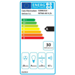 CATA RITMA 60 X /A 02086316, teleskoopne &otilde;hupuhasti, 59.5 cm, 480 m&sup3;/h, LED, roostevaba teras, A-klass