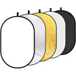 5-in-1 Portable Photography Reflector, 80x120 cm