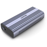 UNITEK S1225A M.2 SSD korpus, PCIe/NVMe/SATA, USB-C 10Gbps, 30cm, alumiinium, hall