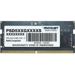 Patriot Memory Signature PSD532G48002S, 32GB, DDR5 SO-DIMM, 4800MHz, CL40, 1.1V, 1 moodul, s&uuml;learvutitele