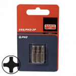 Otsikute komplekt PH2 25mm (3 tk) Bahco