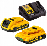 Aku ja laadija 18V 2x2.0Ah DCB115D2-QW 9WZBYD31 DEWALT