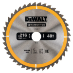 Saeketas 216x30mm 40T DEWALT