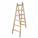 Puidust kahepoolne redel 2x6 150kg AW23037 AWTOOLS