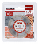 Teemantl&otilde;ikeketas &Oslash; 85mm, KREATOR, KRT082105, Ketta diameeter: 85 mm, 17 200 p/min, 6 segmenti, 1.80 mm l&otilde;ike laius