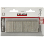 A t&uuml;&uuml;pi naelad 40mm, roostevaba teras, 1500 tk, KREATOR KRT305140, Pea: 1.8 mm, Traadi s&uuml;gavus: 1.25 mm, Traadi paksus: 1 mm, Traadi m&otilde;&otilde;t: 18
