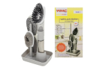 Puhastushari dosaatoriga ja 4 vahetatava otsikuga WMC TOOLS WMC-brush-1 silikoon hall