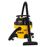 DeWALT AT-DXV23P-QT 23 L kuiv/niiske tolmuimeja Super Quiet 800 W 19 kPa imemisv&otilde;imsus HEPA filter 23 L paak 65 dB m&uuml;ratase 3 m kaabel 4 rattad voolik, hari, kott komplektis must/kollane