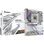Gigabyte Emaplaat X870E A MASTER X ICE, AMD Socket AM5, 4*DIMM DDR5 kuni 9000MT/s, 5*M.2, 10GbE LAN, Wi-Fi 7