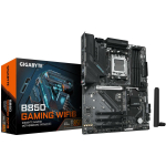 Gigabyte Emaplaat B850 GAMING WF6, 6+2+2 faasi digitaalne VRM, 4xDIMM DDR5, PCIe 5.0 x16, M.2 Gen5, Wi-Fi 6