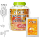 Browin Peo komplekt Vypito Orange 403518, 4.6 L, 12% ABV, 18 jooki, k&auml;&auml;ritamisn&otilde;u kraaniga ja &otilde;huklapiga