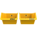Dewalt Plastikkastid 2 tk., 4.5kg kandev&otilde;ime, kollane, &uuml;hilduv Dewalt ToughSystem 2.0, lihtne juurdep&auml;&auml;s