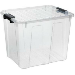 Nhg Ladustamiskarp 2731151, 467mm, 363mm, 353mm, plastmass, l&auml;bipaistev, ladustamiskarp kaanega