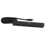 Club3D I/O HUB 7IN1 USB-C HDMI CSV-2555, 1xHDMI, 1xRJ45, 1xUSB-C, 2xUSB 3.2, 1xMicroSD, 140W, must