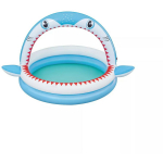 Bestway Lastebassein Sharktastic 7352137, 163 x 127 x 92 cm, 130 l, PVC, veepihusti, remondiparandus