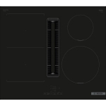 Bosch | PVS611B16E | Induction hob with integrated ventilation system | 60 cm | Number of burners/cooking zones 4 | B | Black | Touch