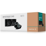 Deepcool CPU jahuti MYSTIQUE 240 R-LX550-BKDSNC-G-1, 72.45 cfm, 2 ventilaatorit, 500-2150 rpm, DeepCreative