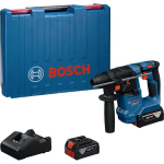 Bosch Akutoimelise puureja GBH 18V-18 0611927002, 18 V, 4 mAh, 1.6 kg, 5000 l&ouml;&ouml;ki/min, 1.5 J, 2 akut, LED valgustus
