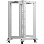 Lanberg Avatud raam 19" 22U OR01-6822-S, 600x800mm, RAL7035, 4 vertikaalset paigaldusrauda