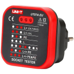 Uni-T elektripistiku tester UT07A-EU, 230 V, <18 mA, 50 Hz ~ 60 Hz, maapinnaga, &otilde;ige &uuml;henduse indikaator, neutraalne juht tr&uuml;kis