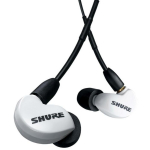 Shure AONIC 215 k&otilde;rvaklapid 010-21-134, valge, 3.5mm kaabel, aktiivne m&uuml;rasummutamine, 3 suuruse silikoonist k&otilde;rvaotsikud