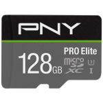 Pny m&auml;lukaart microSDXC 128GB P-SDU128V31100PRO-GE, 100 Mb/s, 90 Mb/s, UHS-I U3 Class 10 V30, SD adapter