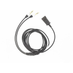 Tellur QD 2 x Jack 3.5mm adapter TLL416003, 2.2m, QD, 2 x 3.5mm pistik, must
