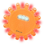 Tellur LED H&auml;daolukorra Signaal Ja Taskulamp TLL441101, 3 x AAA, 12 x Punane LED + 3 x Valge LED, 9 funktsiooni, magnetalus
