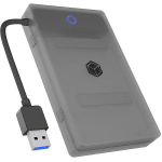 Raidsonic Icy Box adapter USB 3.2 Gen 1 1x HDD/SSD kaitsekarbis IB-AC603b-U3, SATA III, 2.5", 5 Gbit/s, must