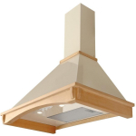 Akpo WK-4 RUSTICA COUNTRY 60, seinakubu, 450 m&sup3;/h, 600 mm, LED, alumiiniumist rasvafilter, puit