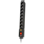 LESTAR LXARM 810 G-A K.:CZ 3M, 230 AC pistikupesad, 3 m, 50 Hz, must, l&uuml;liti