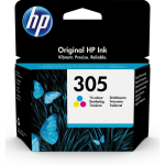 HP 305 originaal kolmev&auml;rviline tint 3YM60AE, 3x2ml, 100 lk, v&auml;rvip&otilde;hine tint