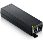 Zyxel PoE12-30W POE12-30W-EU0101F, 2.5GbE, 30W, 1xRJ-45 sisend, 1xRJ-45 v&auml;ljund, PoE+, must