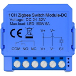 Avatto ZWSM16-DC32V-1 l&uuml;litusmoodul, 1 kanal, kuivkontakt, 12&ndash;32V DC, 150W/5A, ZigBee 3.0, IP20