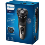 Philips 3000 Series S3242/12 parder, 3 pead, 60 min, 1h laadimine, 5min kiirlaadimine, m&auml;rg/kuiv, IPX7, pestav, trimmer