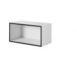 Cama open storage cabinet ROCO RO4 75/37/37 white/black