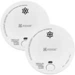 Kidde 2030-DSR3 suitsuandur, 2 tk, 85 dB, juhtmevaba, aku, LED, lagi/seina, valge