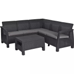 Aiam&ouml;&ouml;bel Corfu Relax Set hall 29202123939 KETER 190 x 190 x 79cm 77 x 57 x 42cm