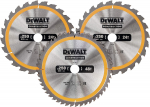 Saeketaste komplekt (3 tk.) 250x30mm 2x24T, 1x48T DT1963-QZ DEWALT