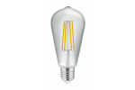 LED-VALGUSALLIKAS, FILAMENT, AG, ST64, 4000K, E27, 6,0W, AC220-240V, 360&deg;, 600lm, 52mA
