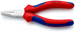 Plakanās knaibles, KNIPEX, 20 05 140, 140 mm, hromētas, ar knurlētām satver&scaron;anas virsmām