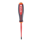 TRĪSPLAKŅU ROKTURA VDE SKRŪVGRIEŽI, TRI-LOBE VDE SCREWDRIVER PZ/ SL2 X100, 4932478736 MILWAUKEE
