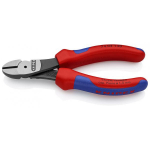 Augstas Leverage Diagonālais Griezējs, Knipex, 74 02 160 SB, 160 mm, melns, ar daudzkomponentu rokturiem