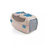 Transpordipuur Gulliver 3 plastikust uksega 61x40x38cm valge travertiini v&auml;rvi 2199851 STEFANPLAST