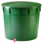 Veet&uuml;nn 500L koos kaane ja kraaniga &Oslash;100x82cm 2144515 STEFANPLAST